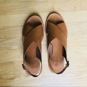 madewell boardwalk crossover sandal